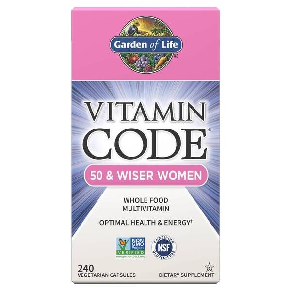 Vitamin Code 50 & Wiser Women - 240 vcaps - Viking Supplements