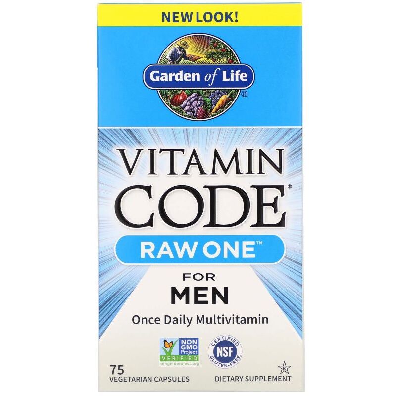Vitamin Code RAW ONE voor mannen - 75 vcaps - Viking Supplements