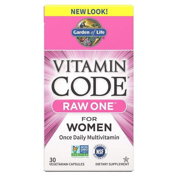 Vitamin Code RAW ONE voor vrouwen - 30 vcaps - Viking Supplements