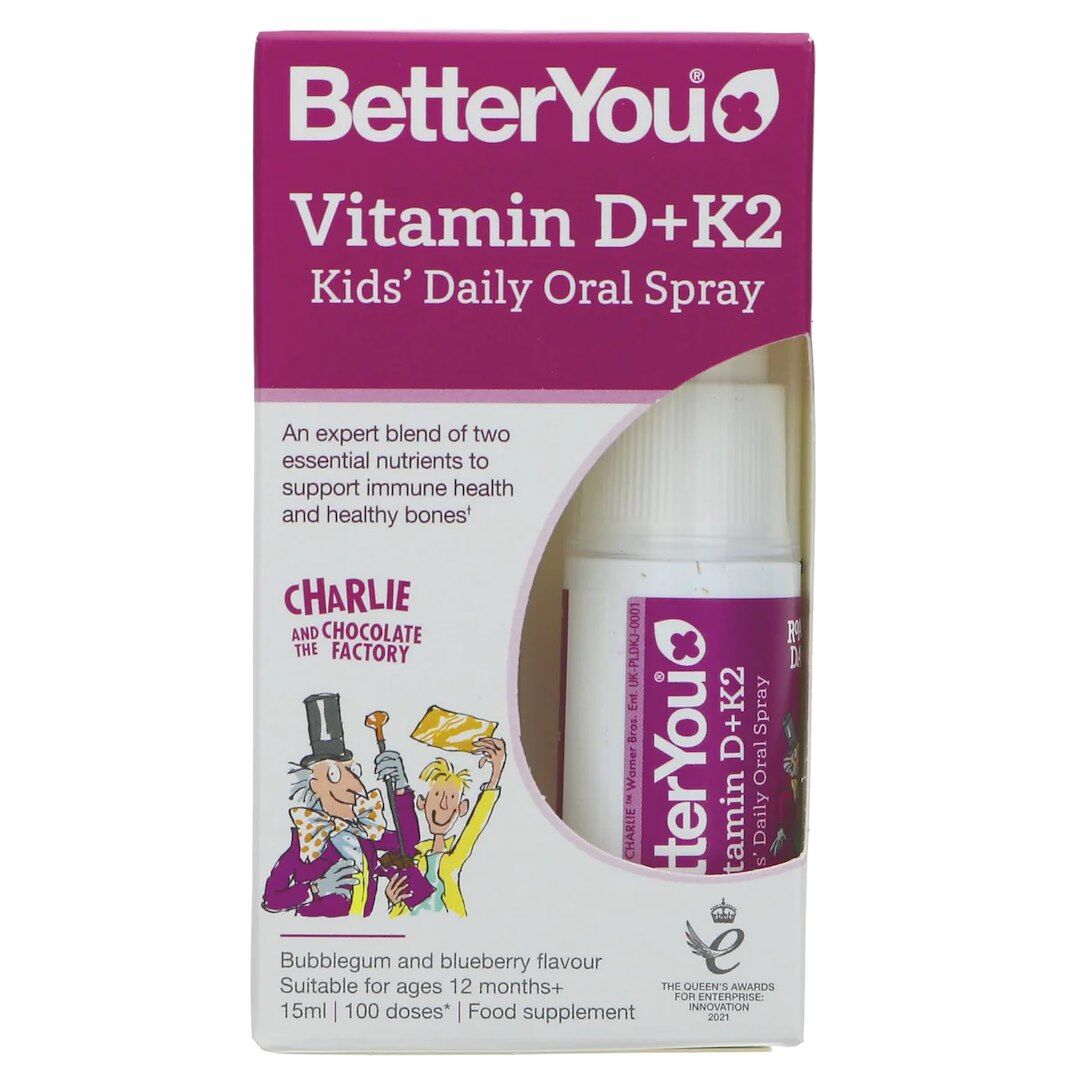 Vitamine D+K2 Dagelijkse mondspray voor kinderen