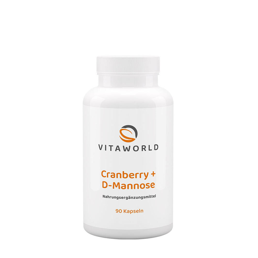 Vitaworld Cranberry + D-mannose (90 capsules) - Viking Supplements