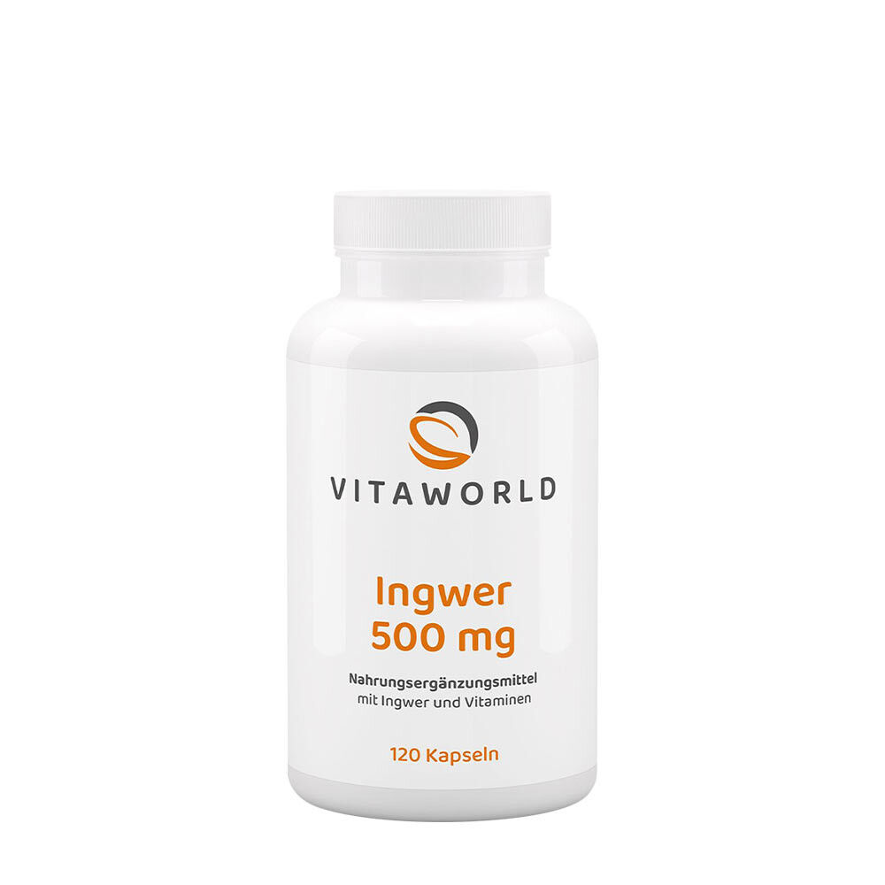Vitaworld Gember 500 mg (120 capsules) - Viking Supplements