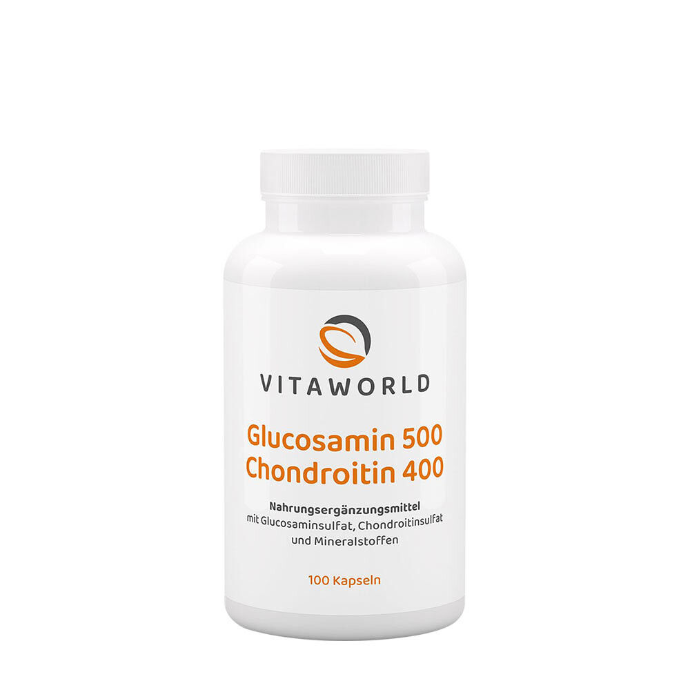 Vitaworld Glucosamine 500 + Chondroïtine 400 (100 capsules) - Viking Supplements