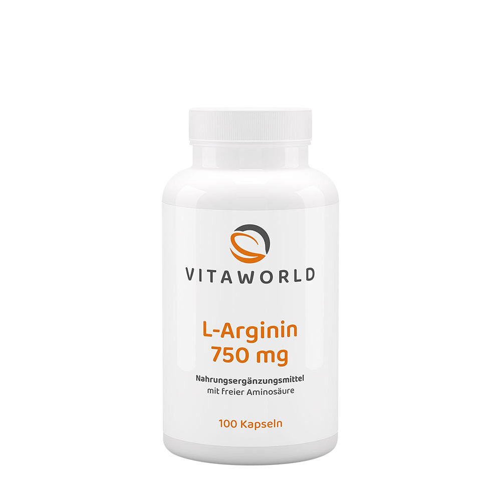 Vitaworld L-arginine 750 mg (100 capsules) - Viking Supplements