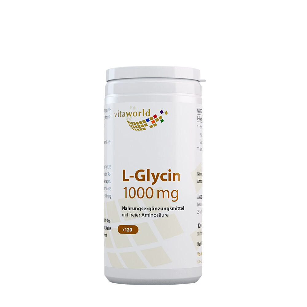 Vitaworld L-glycine 1000 mg (120 capsules) - Viking Supplements