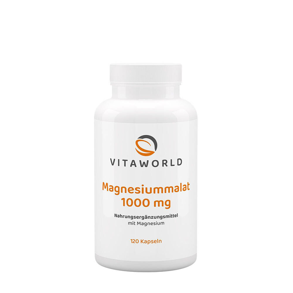 Vitaworld Magnesium Malate 1000 mg (120 Capsules) - Viking Supplements
