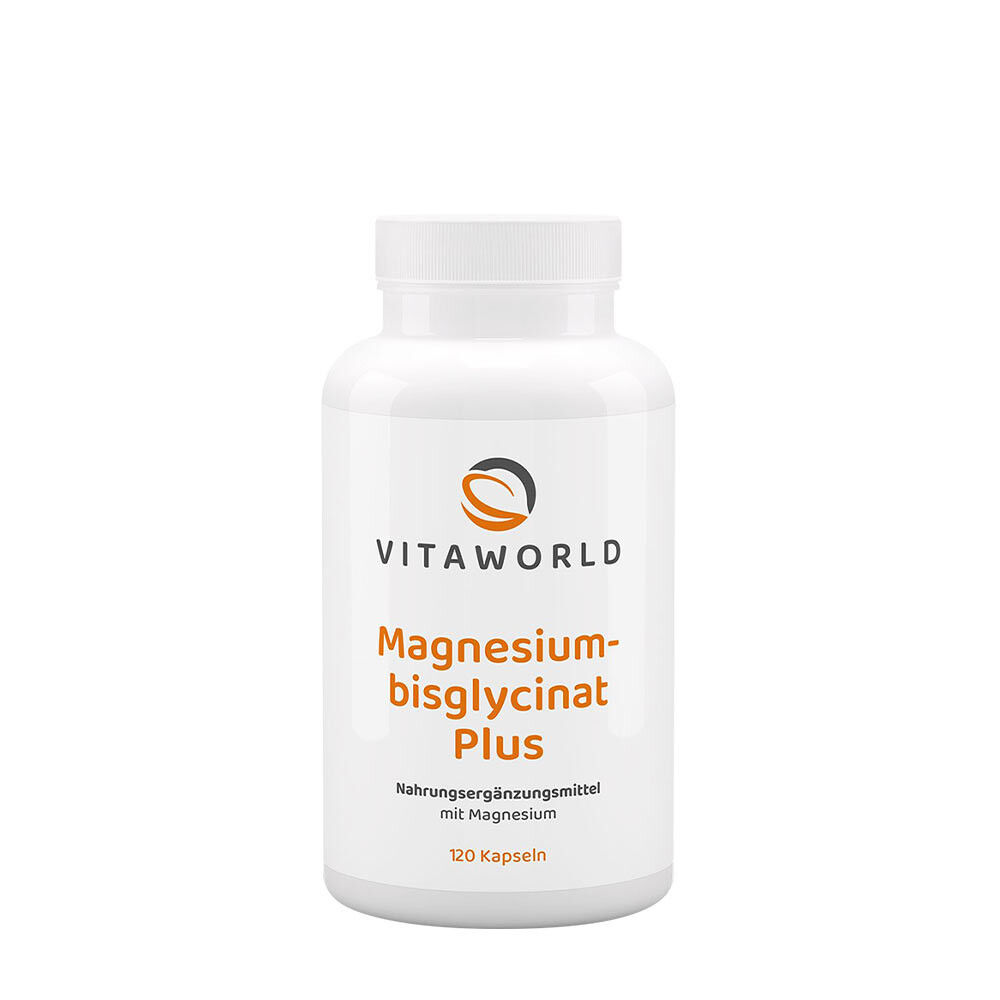 Vitaworld Magnesiumbisglycinaat Plus (120 capsules) - Viking Supplements