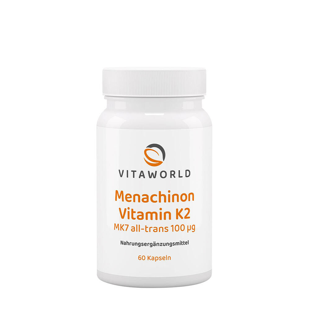 Vitaworld Menaquinon Vitamine K2 MK7 (60 capsules) - Viking Supplements
