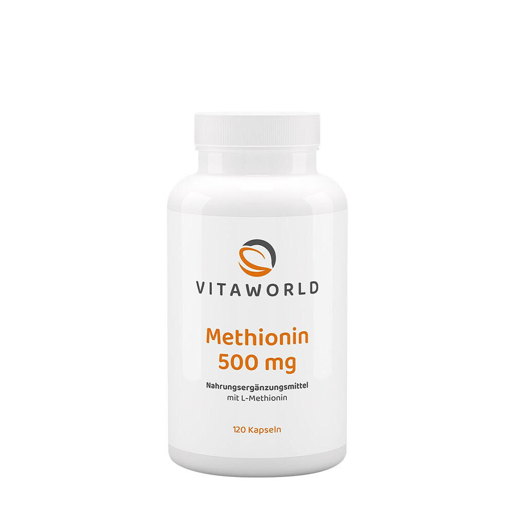 Vitaworld Methionine 500 mg (120 Capsules) - Viking Supplements