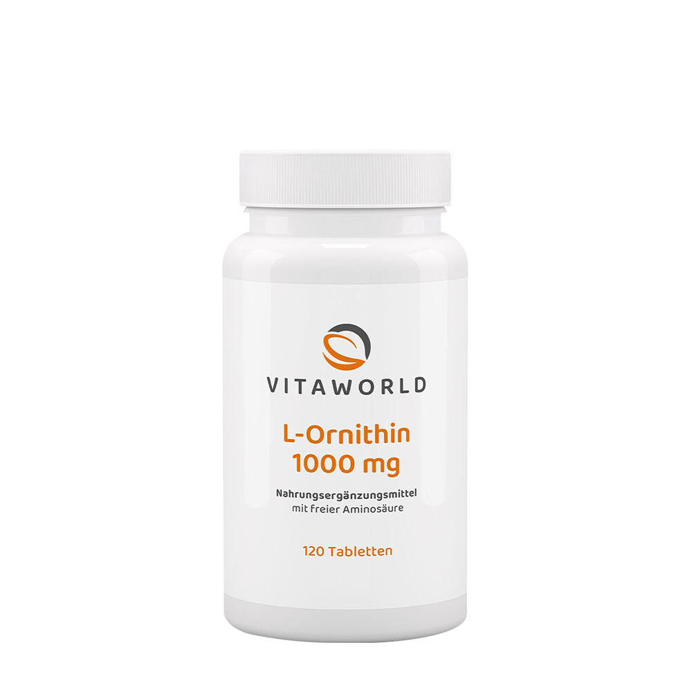 Vitaworld Ornithine 1000 mg (120 tabletten) - Viking Supplements