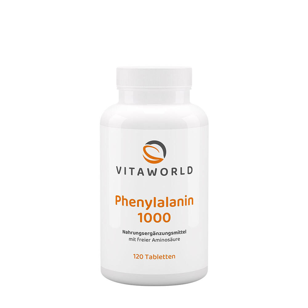 Vitaworld Fenylalanine 1000 mg (120 tabletten) - Viking Supplements