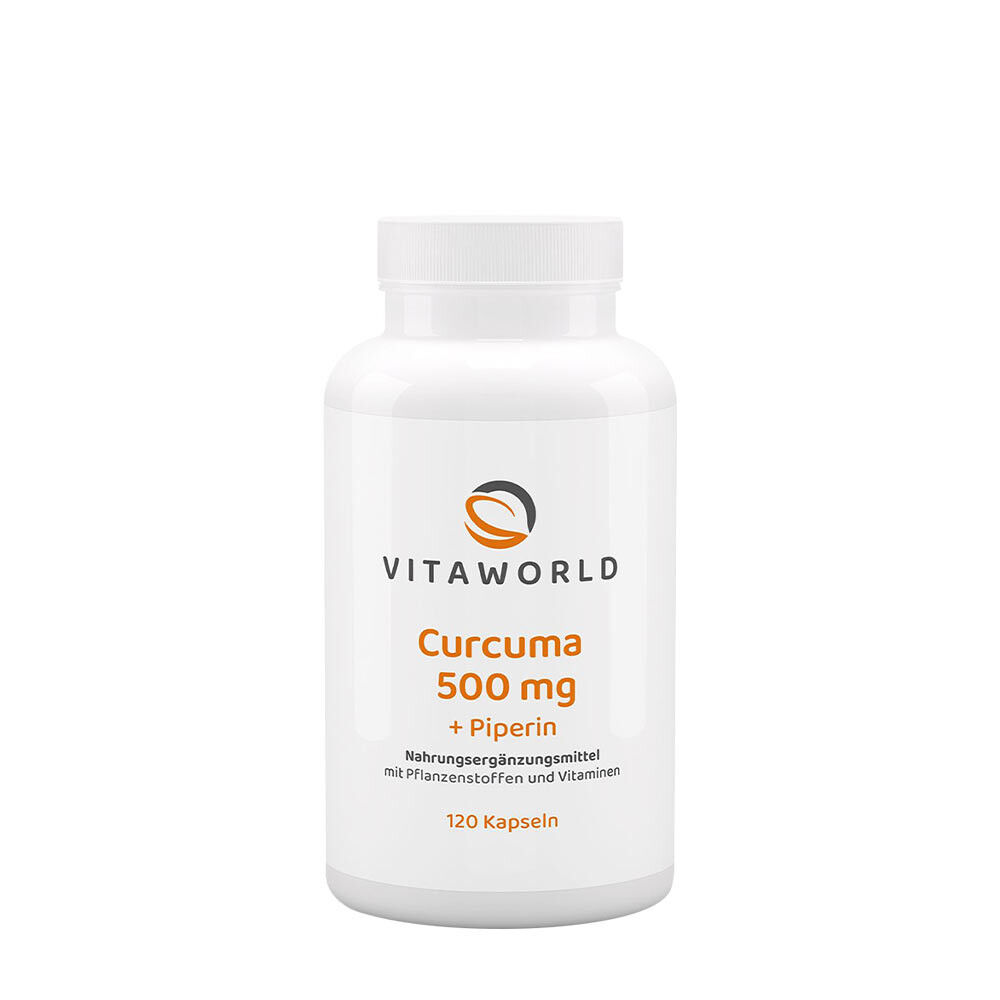 Vitaworld Kurkuma 500 mg (120 capsules) - Viking Supplements