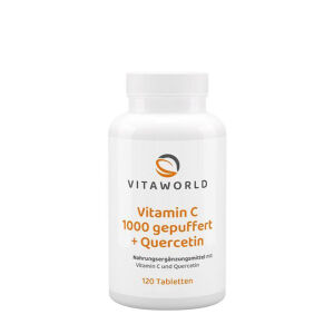 Vitaworld Vitamin C 1000 Buffered + Quercetin (120 Tablets) - Viking Supplements