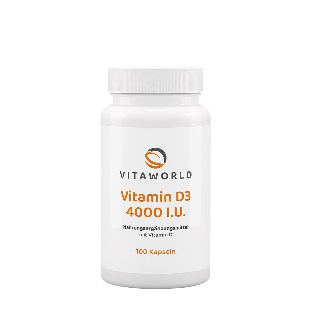 Vitaworld Vitamine D3 4000 IE (100 capsules) - Viking Supplements