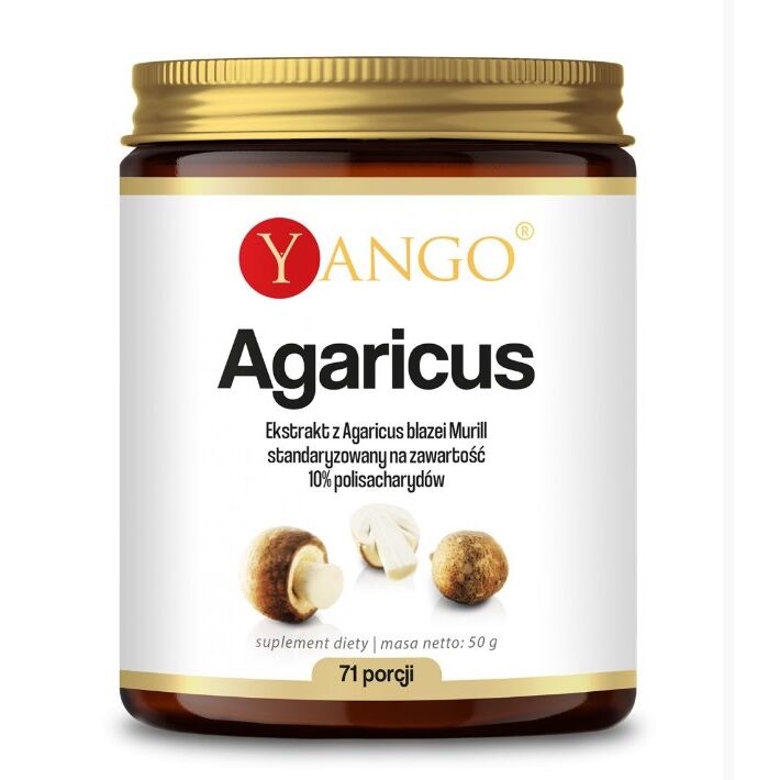 YANGO Agaricus extract - 10% polysaccharides (50 g) - Viking Supplements