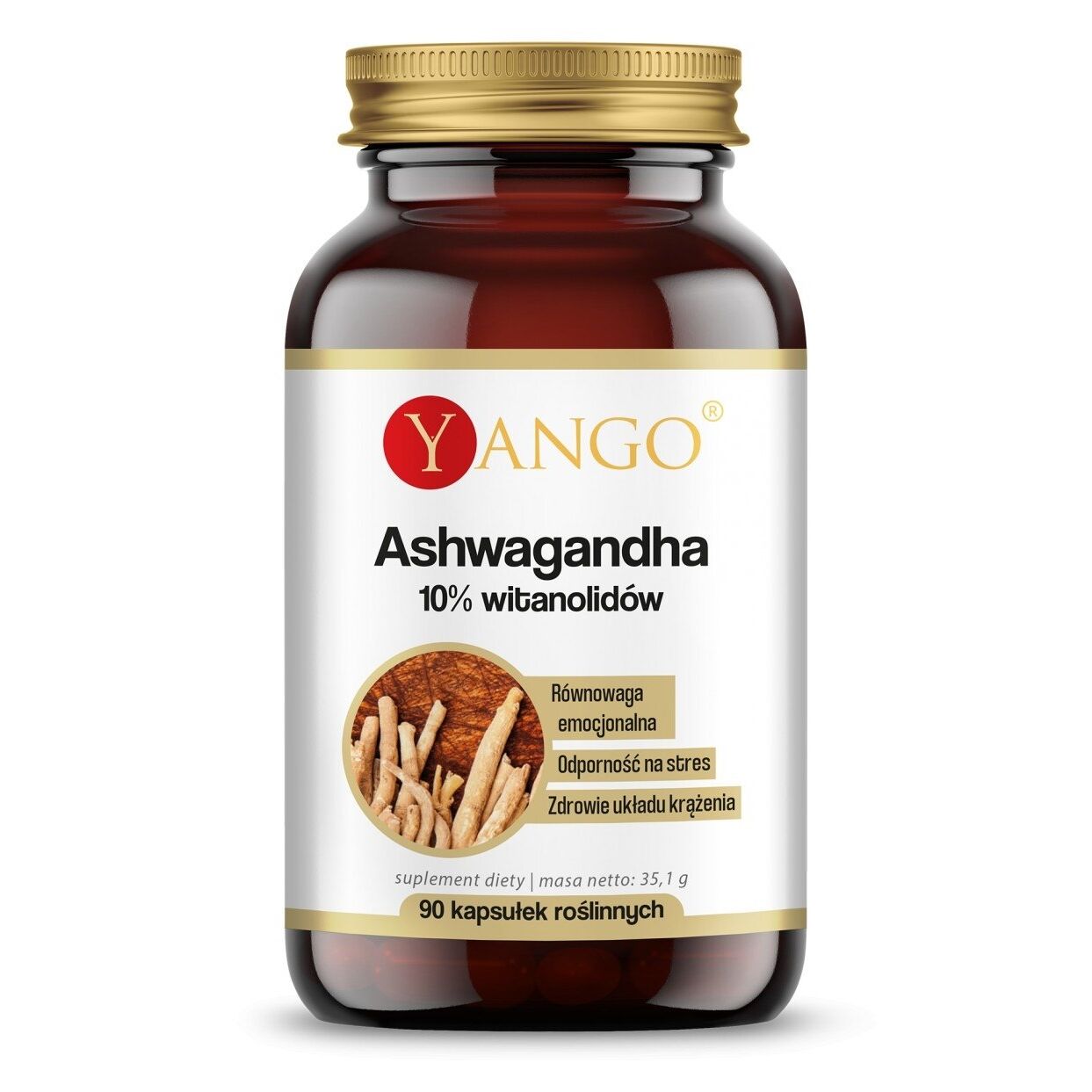 YANGO Ashwagandha - 10% vitanoliden (90 capsules) - Viking Supplements