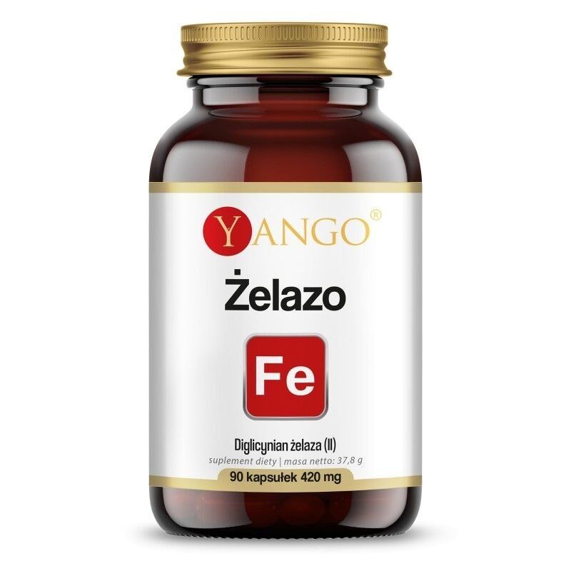 YANGO Ferrous - ijzer(II)bisglycinaat (90 capsules) - Viking Supplements