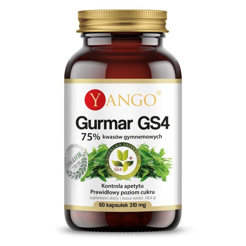 YANGO Gurmar GS4 - 75% gymneminezuur (60 capsules) - Viking Supplements